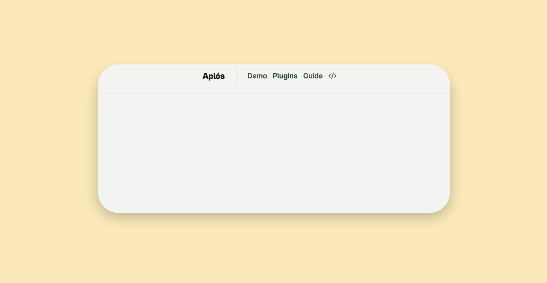 Screenshot of how such an navigation would look